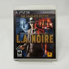 LA Noire The Complete Edition Sony PS3 PlayStation 3 Rockstar Games Complete CIB