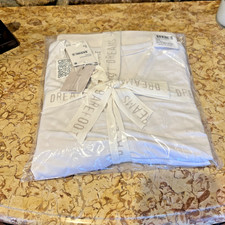 New Barefoot Dreams Piped V Neck Pajamas NWT RT. 138 Off White Sz. XL Large