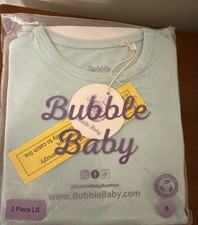 Bubble Baby Kids Aqua Pajamas - Size 8 - Long Sleeves W/Pants
