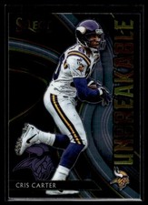 2020 Panini Select Cris Carter #U24 Minnesota Vikings