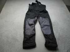 Mustang Survival Pants Mens M Black Integrity HX Waterproof Bib Fishing MP4225