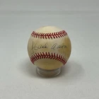 Hank Aaron Autographed Milwaukee / Atlanta Braves ONL Baseball JSA LOA
