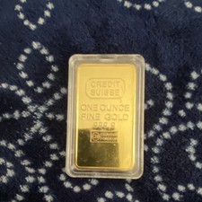 Credit Suisse 1 oz .9999 Fine Gold Bullion Bar - Gold Composition, Bar Shape 4200.00 per troy oz
