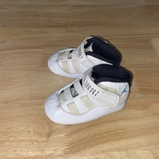 2014 NIKE JORDAN XI BABY SOFT BOTTOM SHOES 2C LEGEND BLUE