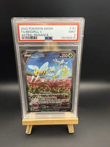 Pokemon TCG Beedrill V 161/189 Astral Radiance Psa 9 Mint