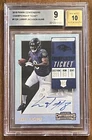 2018 Panini Contenders Lamar Jackson RC Championship Ticket Auto /49 BGS 9/10