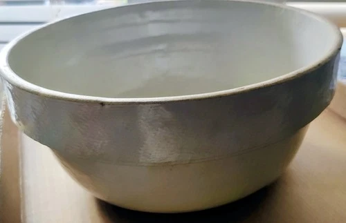Large Vintage Bauer Ceramic Serving Bowl.  4 Lbs.