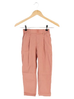 J.o Milano Pantaloni Rosa In Lino Per Neonata 674A1 main image 1