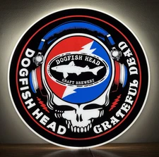 Dogfish Head Grateful Dead 23” LED Lighted Sign - NIB
