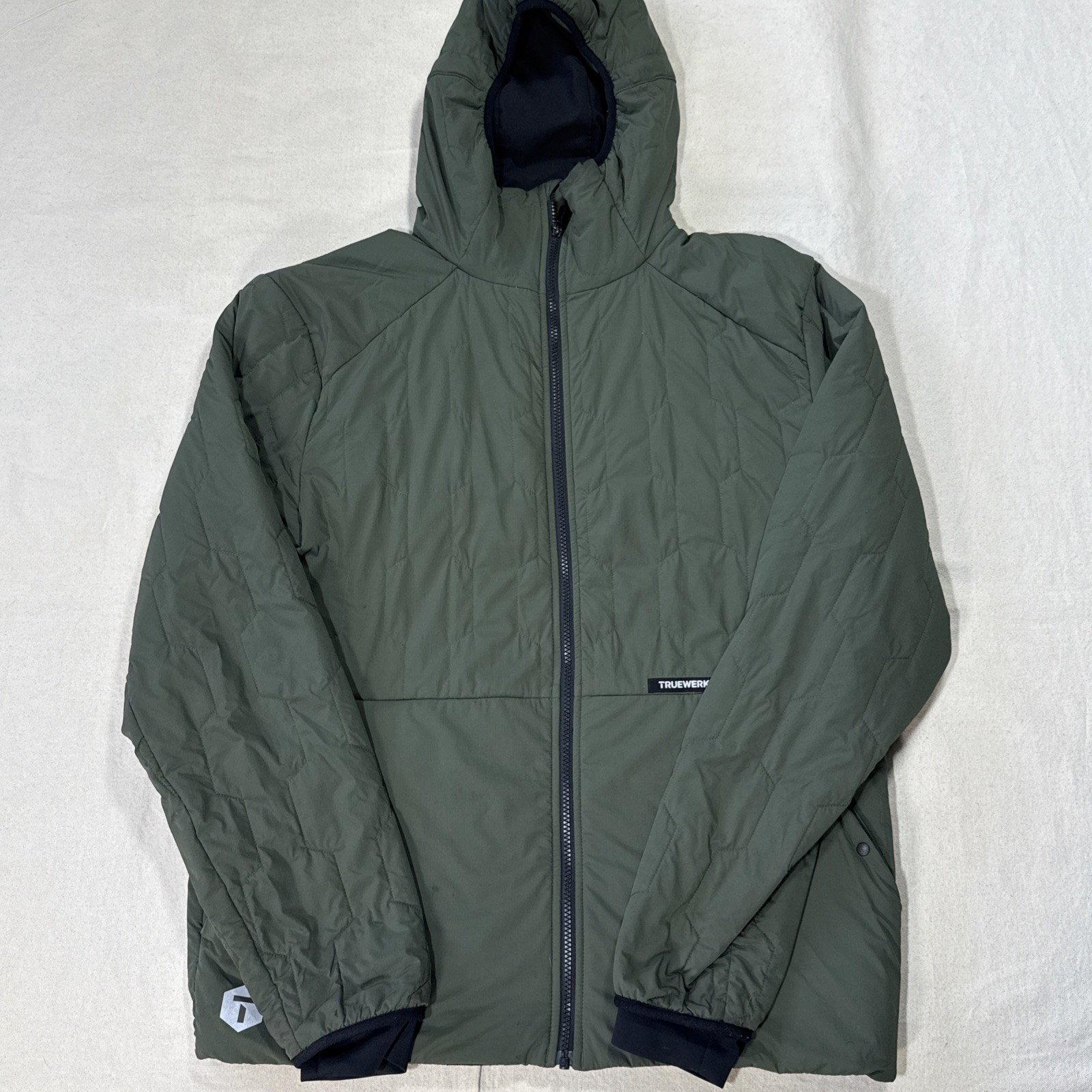 Truewerk M3 Woobie Hoodie Work Construction Jacket Retail $149 Large Green
