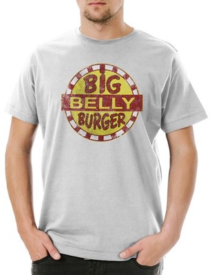 Big Belly Burger Herren T-Shirt Logo Company Fast Food Restaurant Chain Comics