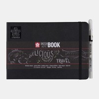 Royal Talens Sakura Skizzenbuch 140G, Schwarz