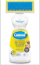  2 pack Carbona Oxy Powered Pet Stain  Odor Remover, Unscented,22 fl oz Bottle
