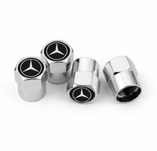 Compatible With Mercedes-benz 4pcs Tire Valve Stem Caps Set For All Series