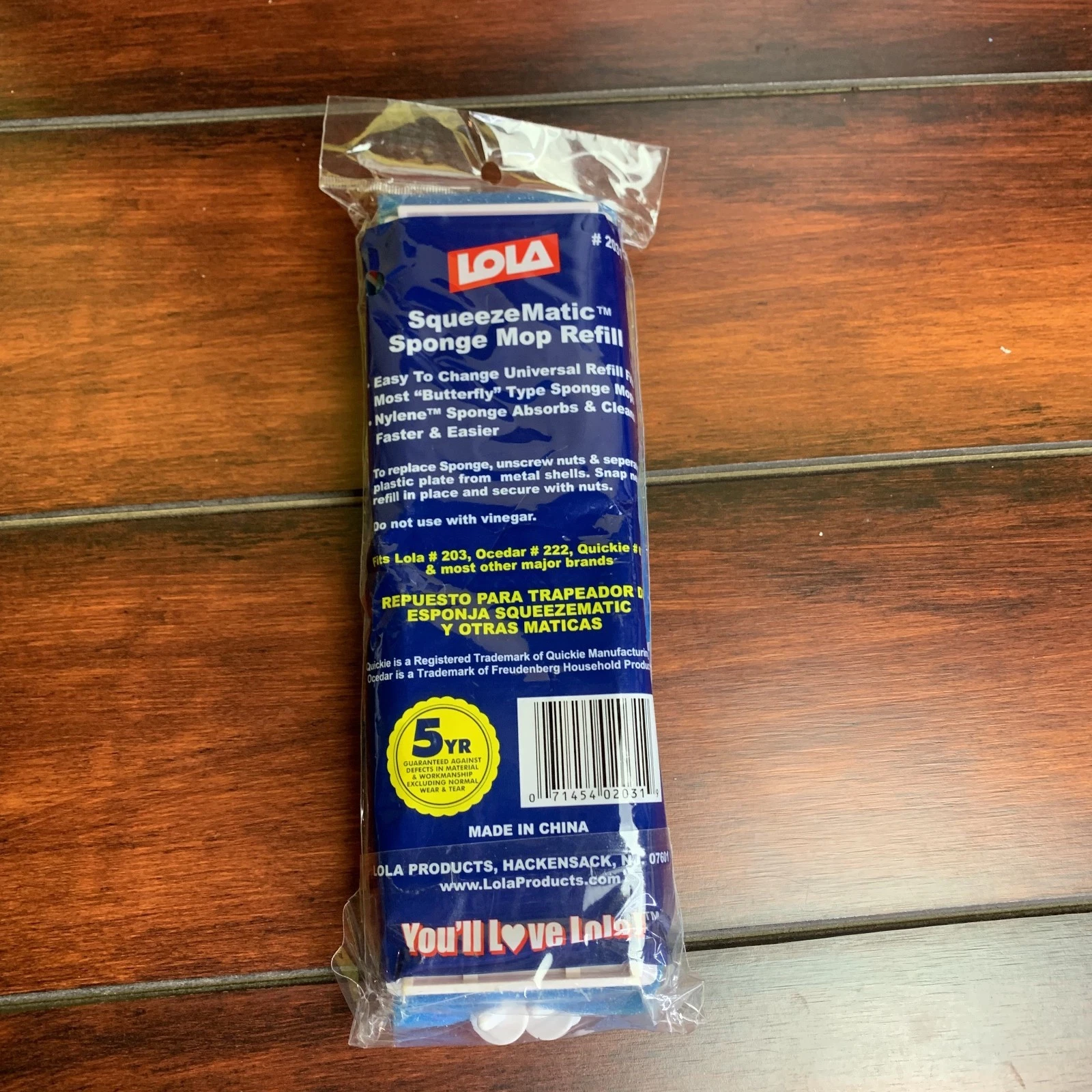 Lola SqueezeMatic Butterfly Sponge Mop Refill - Thumbnail 4