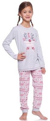 Merry Style Mädchen Schlafanzug Langarm Baumwolle Pyjama 92-140