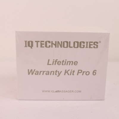 IQ Massager Pro VI Lifetime Warranty Kit NIB TENS & EMS Electrode Pad & Ear Clip
