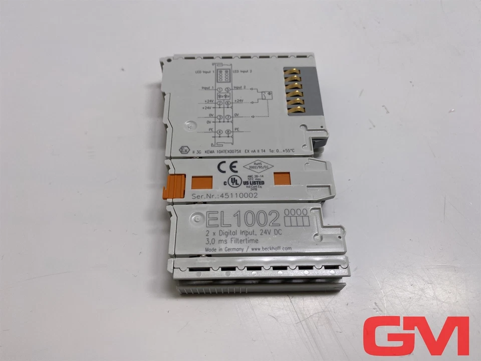 Beckhoff Eingangsklemme EL1002 input terminal EtherCAT-Klemme 2-Kanal-Digital - Image 3 of 4