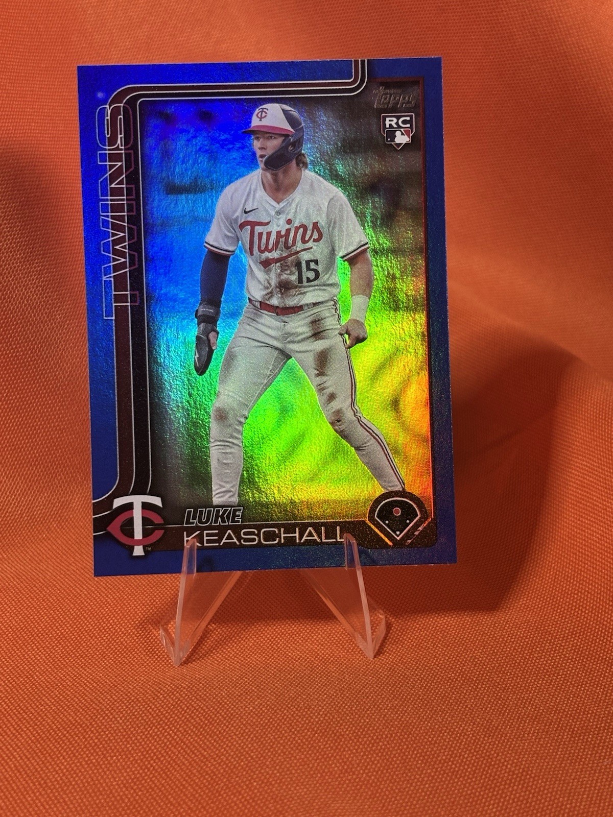 LUKE KEASCHALL -2025 Topps Update Blue Foil #us16 /150