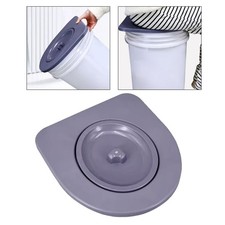 Bucket Toilet Seat Universal Rural Outdoor with Lid for Boat Fishing Potty