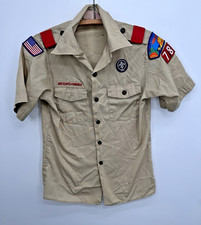 Vintage Boy Scouts of America BSA Uniform Official Shirt Youth M USA See Pics