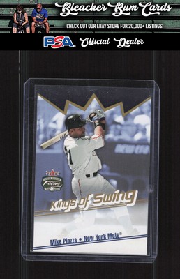 2002 Fleer Focus Jersey Edition 2KS Mike Piazza Kings of Swing