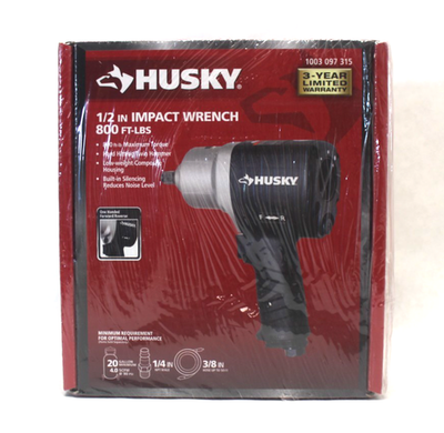 #ad #ad Husky H4480 1 2quot; Impact Wrench 800 FT LBS $59.99