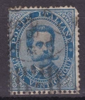 STAMP 1879-82 ITALY NO. 36-OBL. B-VOIR SCAN RV
