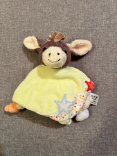 Sterntaler Esel EMMI grün beige Kuscheltuch Schmusetuch Schnuffeltuch klein