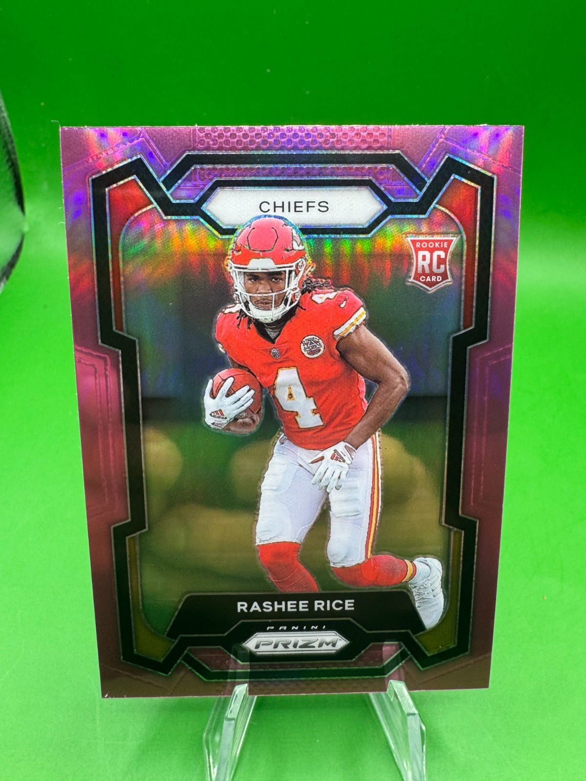 2023 Panini Prizm- Rookies Rashee Rice #350 Pink Prizm