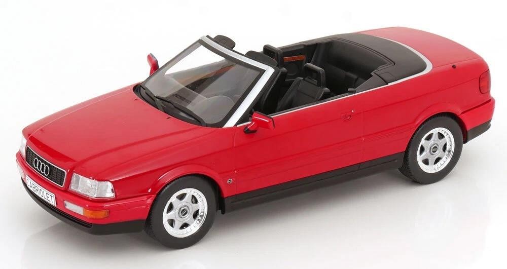 Audi Cabriolet Red 1991 1:18 Scale Model Car Group MCG18371