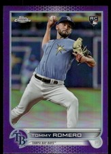 2022 Topps Chrome Update Series - Tommy Romero #USC104 Purple Refractor (RC)