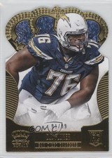 2013 Panini Crown Royale Gold Die-Cut Crown 91/99 DJ Fluker #135 1j6