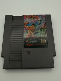 Wizards & Warriors (NES, 1987) &ndash; Cartridge + Sleeve | Untested Vintage Classic