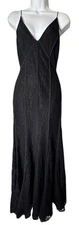NWT Keepsake The Label Dreamers Lace Spaghetti Strap Mermaid Black Maxi Dress L