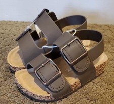 Toddler Boys Girls Falls Creek Birk Style Sandals Size 7 9 Mocha BLAKE NWT