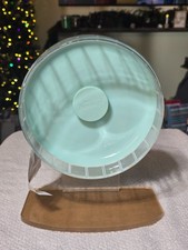 Silent Hamster Exercise Wheel 8.2" Quiet Mice Running Spinner Adjustable Stand