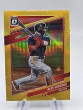 2021 Panini Donruss Optic Rated Gold Prizm /10 Alex Verdugo #108 B6