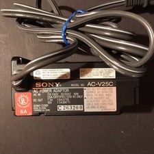 Sony AC Power Adapter AC-V25C Battery Charger For Sony Camcorders