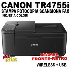 STAMPANTE MULTIFUNZIONE CANON PIXMA TR4755i INKJET A COLORI NUOVA WI-FI + USB