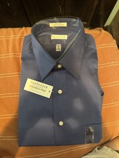 Van Heusen Mens Regular fit Dress Shirt XX Large 34-35 NWT BLUE