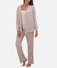 Live2Lounge Ladies' 3-piece Lounge Set, Tan, Sz: Large