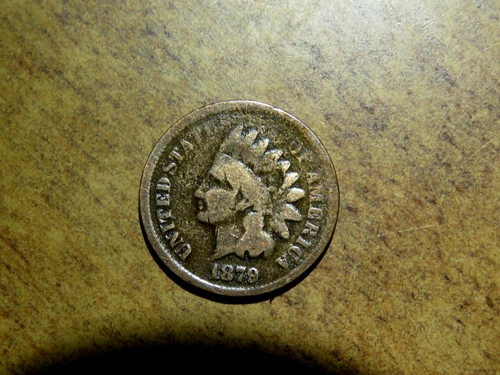 Better Date Nice VG 1879 Indian Head Penny Photo of Actual Coin You Get M25