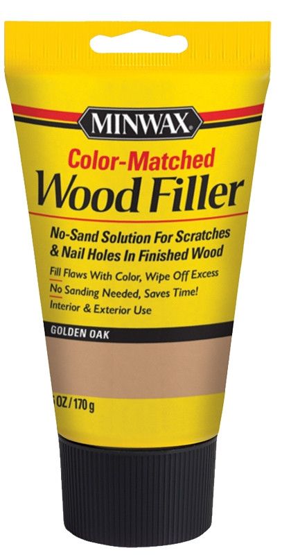 Minwax 448510000 Color-Matched Filler Wood Putty, Golden Oak