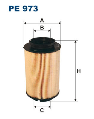 FILTRON (PE 973) Kraftstofffilter für AUDI SEAT SKODA VW