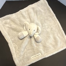 Blankets  Beyond Elephant Lovey Plush Security Blanket Gray White