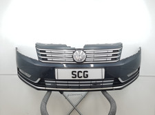 VOLKSWAGEN PASSAT B7 FRONT BUMPER WITH GRILLES & FOGS LIGHTS BLACK LC9X 2010-14