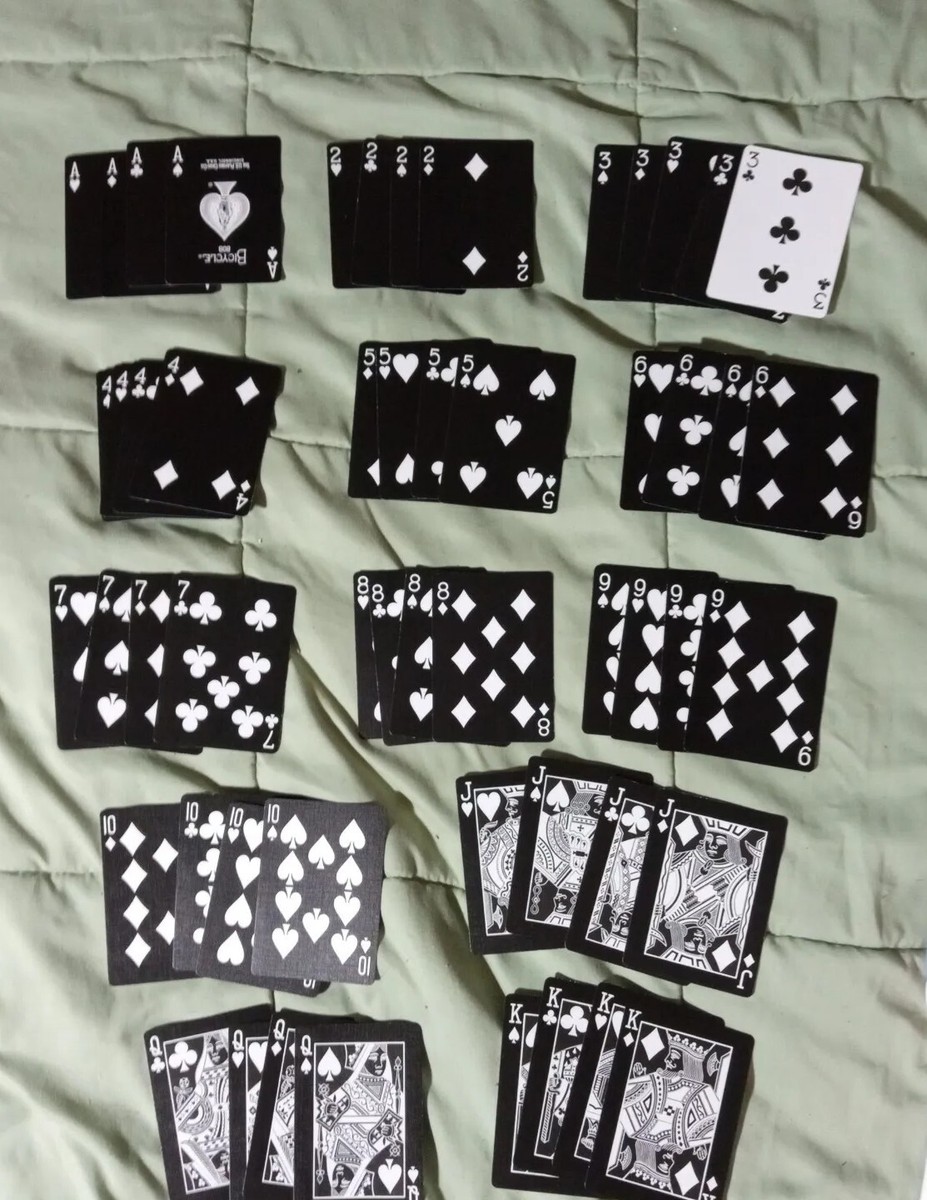 Bicycle Black Tiger Deck Playing Cards Poker 808. Nice Shape! | eBay