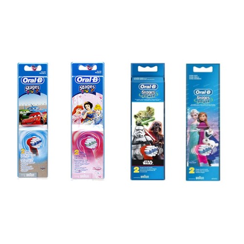 Oral-B Kids Stages Power Electric Toothbrush Replacement Head(EB10) 4p For Girls - 第 4/4 張圖片