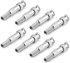 Swann BNC Silver Male RG-59 Cable Connector For CCTV Cables Pack of 8 New